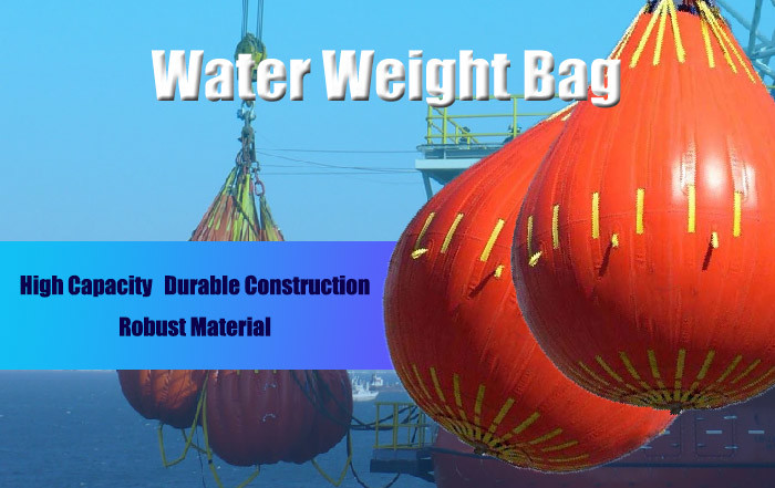 No Environmental Contamination Risks PVC Water Weight Bag Lightweight Easy To Transport