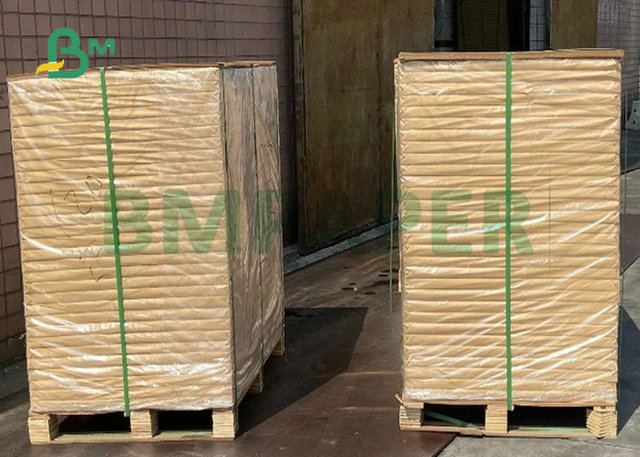 80# 100# 25 x 38 Inch Doubled Side Coated Glossy Couche Paper For Offset Printing 