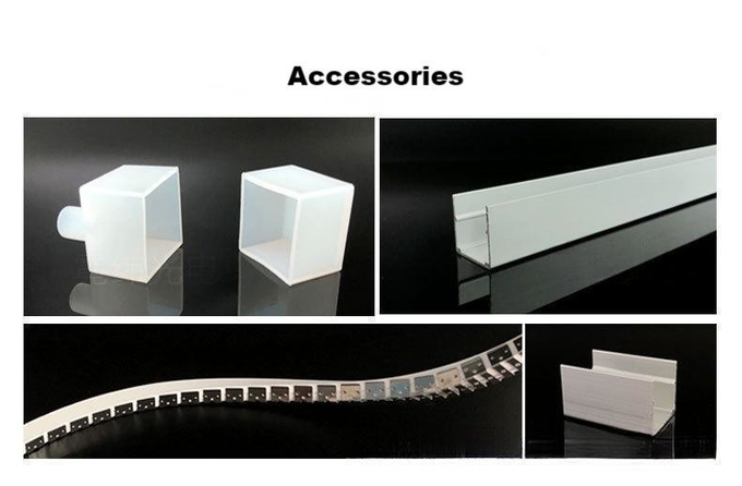 20*20mm Side Emitting IP67 Silicone Neon Strip Light Ra90 Waterproof Outdoor Lighting