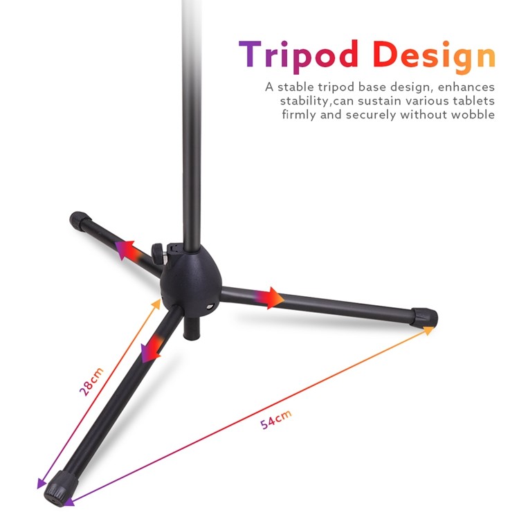 Living Room Tripod Stand Mobile Holder For 10inches Tablets