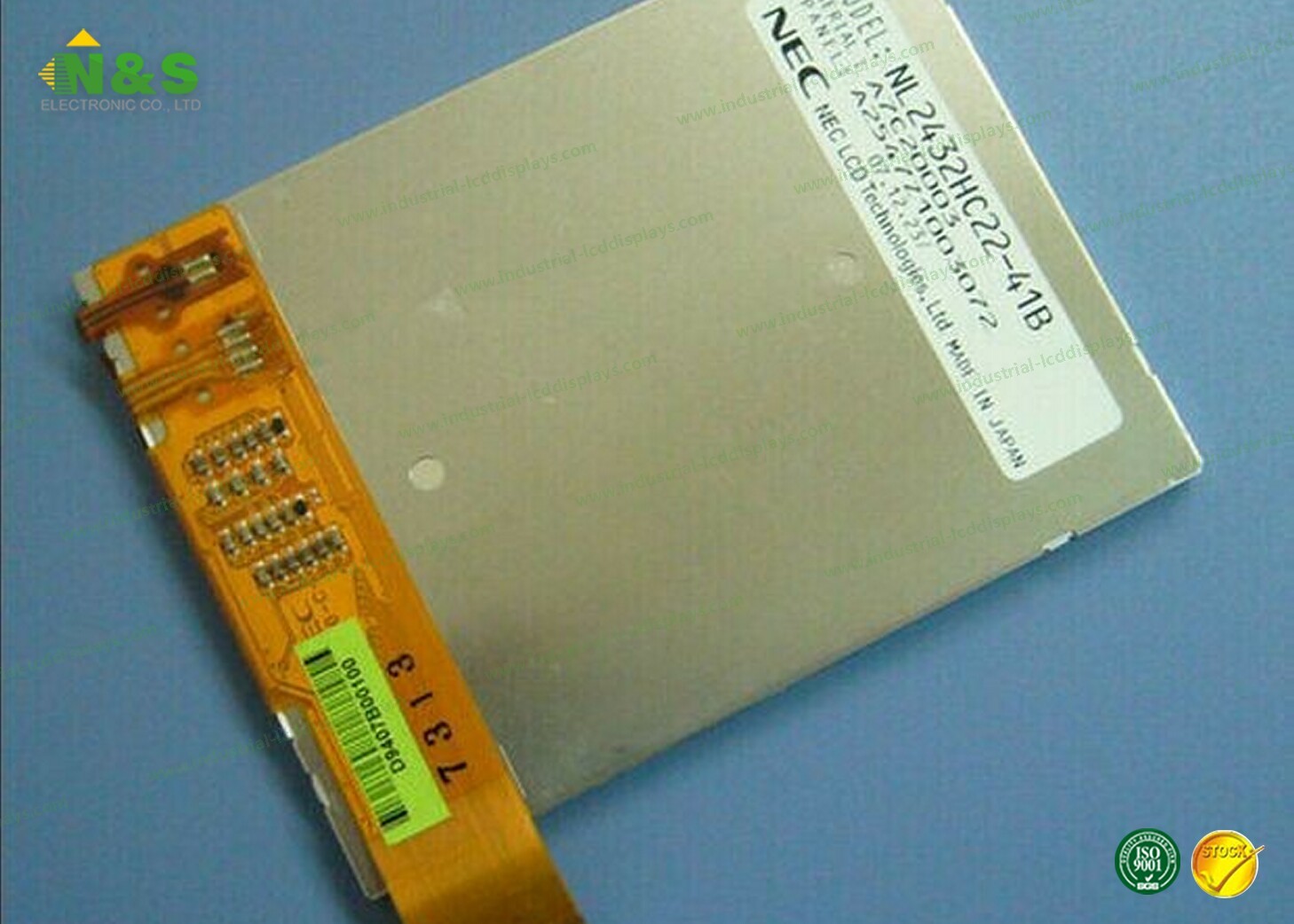 WLED Lamp 3.5 Inch NEC LCD Screen NL2432HC22-41B , High Resolution TFT LCD Module