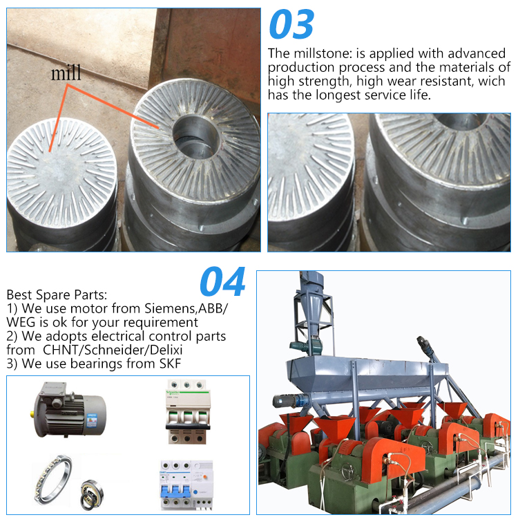 100 Mesh Crumb Rubber Grinder Machine Tire Recycling Production Line