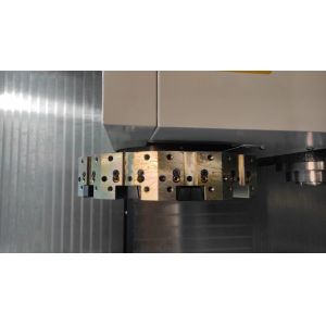 12 Station Servo Turret CNC Vertical Lathe Machine With 24 Tool Milling Library