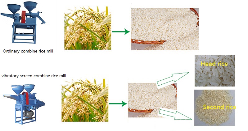 DONGYA Combine Rice Milling Machine With Vibratory Screen