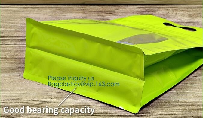 Biodegradable Foil Square Bottom Gusseted Bag, Flat Bottom Gusset Coffee Bag with Degassing Valve,gusset packaging bag f