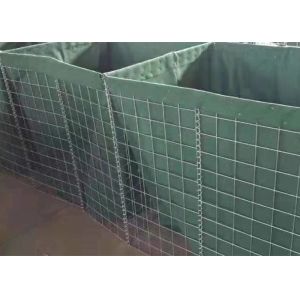 Galvanized Welded Military Gabion Box 50x50mm Mesh Hot Dip Galvanized