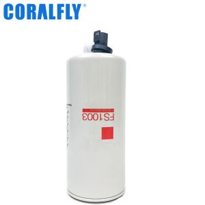  Fleetguard Cummins Engines FS1003 Fuel Water Separator Filter Spin - On With Drain Sensor Port And Reusable Sensor Manufactures