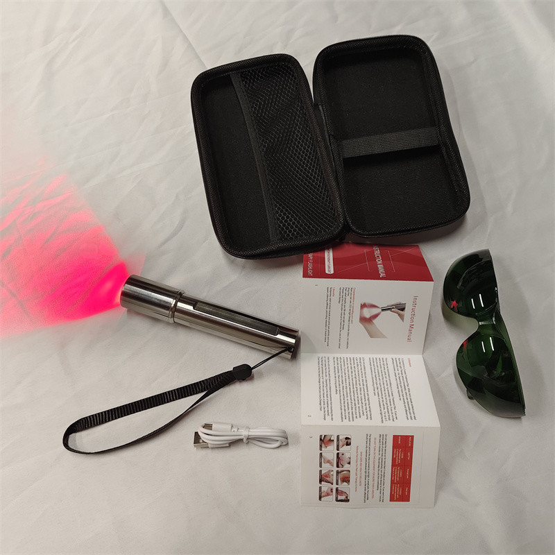 Handheld LED Therapy Torch 630nm 660nm 850nm Red Light Therapy Pen
