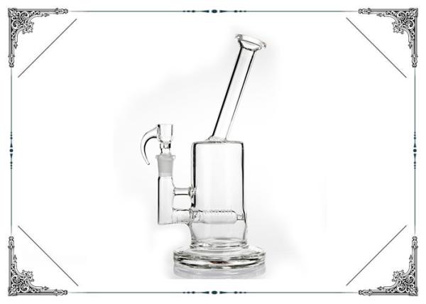Glass Water Bubbler 10 Inches Gridded Inline Perc Smoking Water Pipe Heady Thick