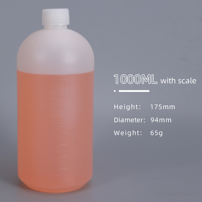 Sealing Type Plastic Hdpe Reagent Bottle For Laboratory Analysis Screw Cap