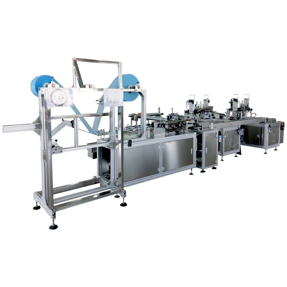 High Efficiency 4 Layers Auto Disposable Face Mask Machine