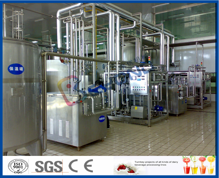 1000LPH 2000LPH 3000LPH Industrial Yogurt Making Machine With 100ml Plastic Cups Package