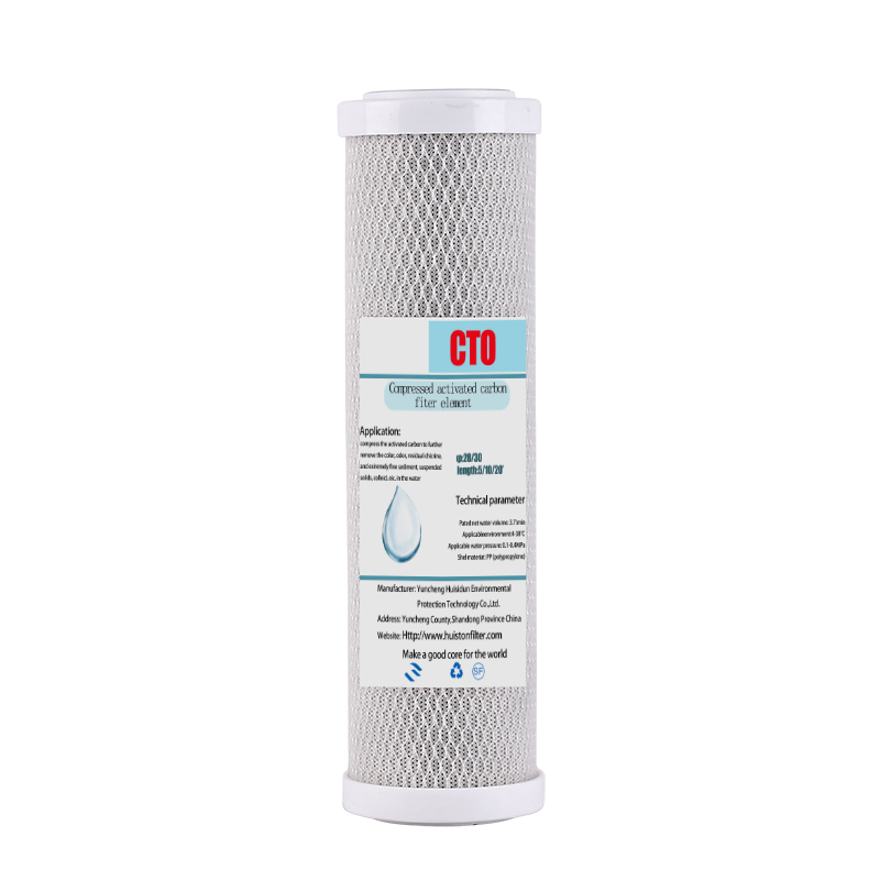 Swimming Pool Activated Carbon CTO Filter Cartridge with Water Pressure 0.1-0.4 MPA