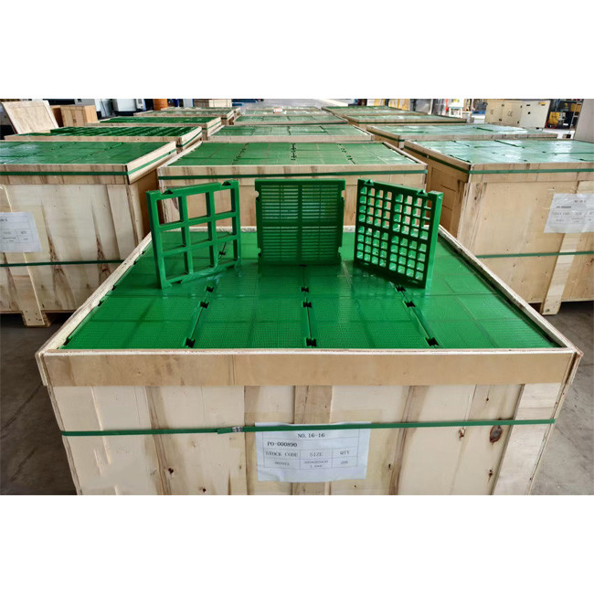 40mm Thickness Polyurethane Screen Mesh PU Mesh Used For Quarry Washing Plant
