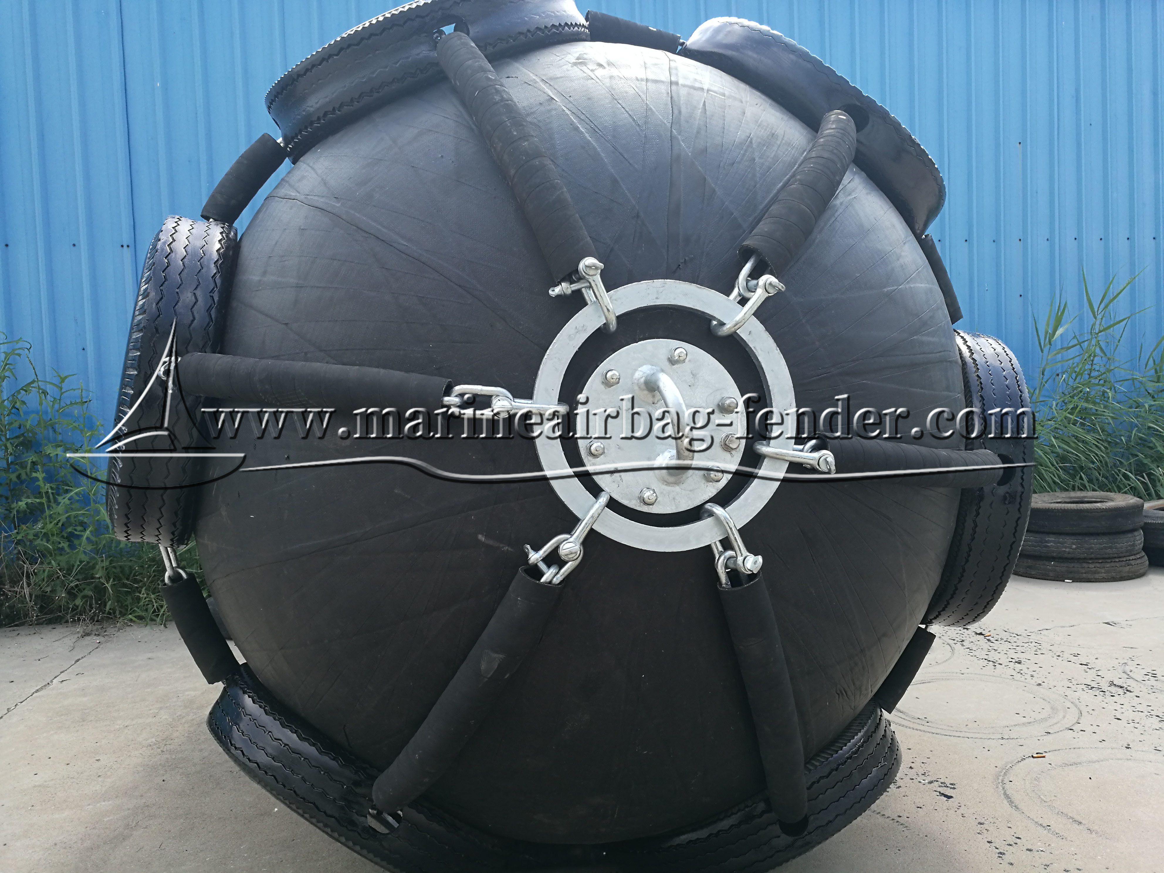 Dock Ship Pneumatic Rubber Fender Durable Aging Resistant For Dock Protection