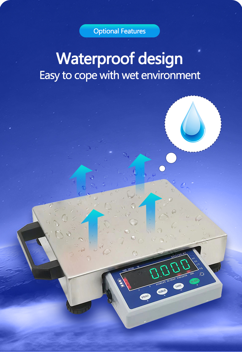 SOHE AT-B 6-30kg Voice Announcement Electronic Table Weighing Scale ODM Customization