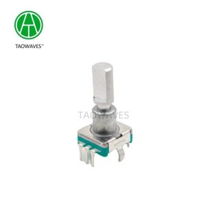 Small Rotary Encoder Knob with Push Button for Audio Systems