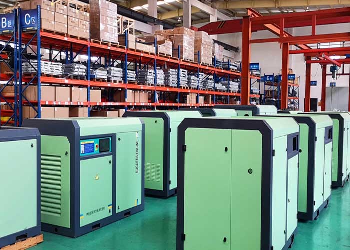 55kw 75hp Oil Free Screw Compressor / Intelligent Screw Style Air Compressor