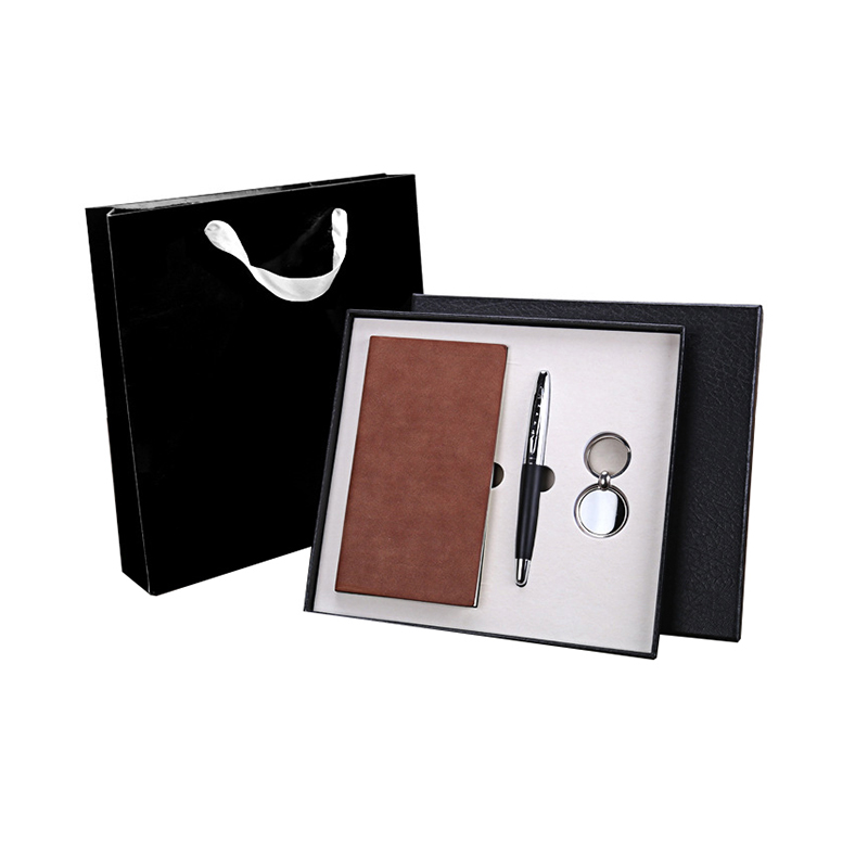A5 Binder Notebook Pocket File Notebook Folio Business Leather Portfolio