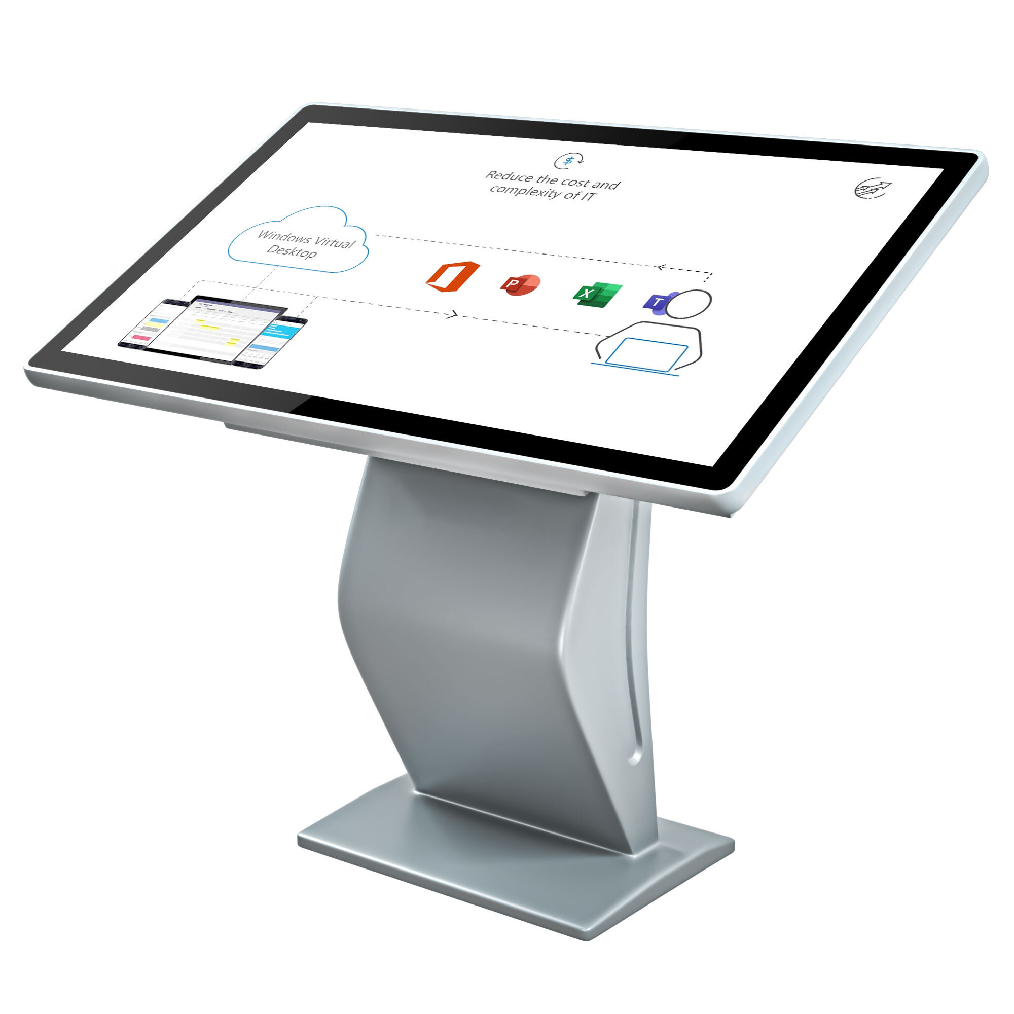 K Type Horizontal Multitouch All In One Smart Interactive Whiteboard 1920x1080