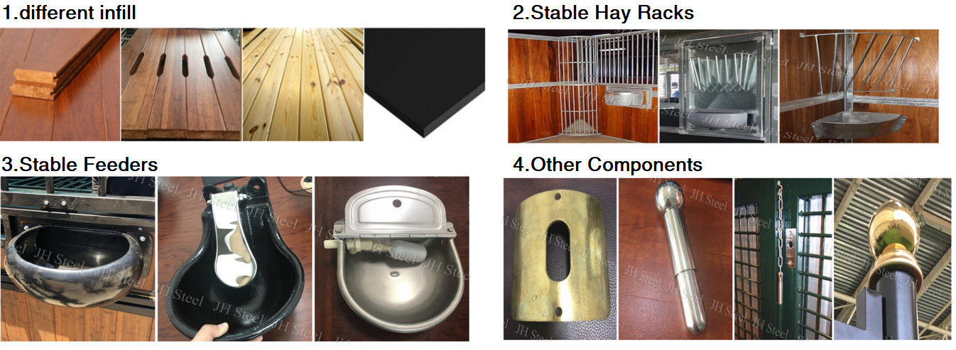 Anti Moisture Stall Panels Corrosion Resistant Stainless Galvanized Portable