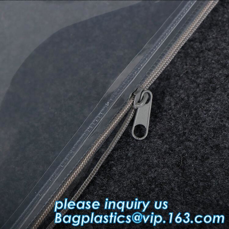 Plastic Bag OEM Custom PVC Loop Handle Image Printed Plastic Shopping Bag,Promotional Clear Waterproof Plastic Cosmetic