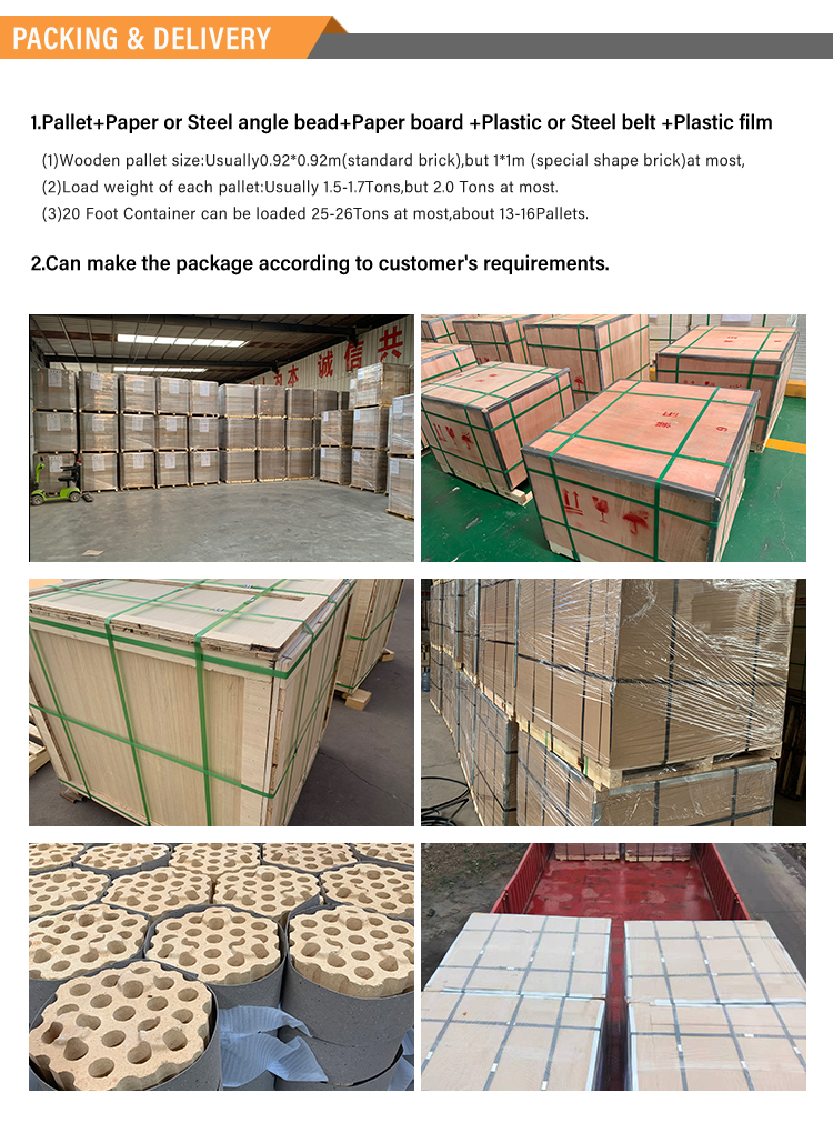 Fire Bricks Refractory For Tilting Furnaces , Crafted From Refractory Brick , Handle Heat