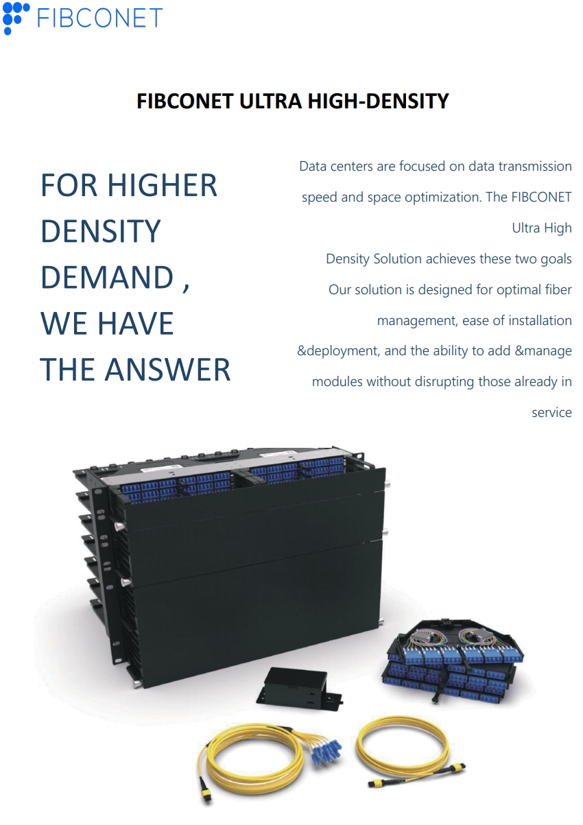 19-Inch High Density 144 Core 1U 96 Port ODF Fiber Optic Patch Panel for FTTH Network