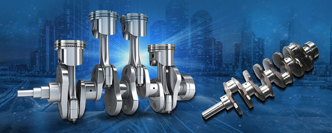 Excavator Crankshaft For Engine Komatsu S6D105 Forged Steel Crankshaft 6136-31-1010