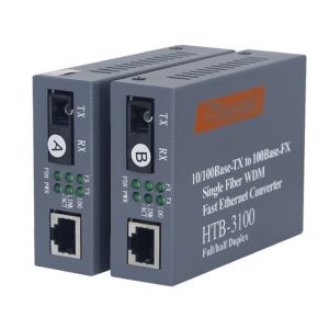  Single Mode Fiber Optical Transceiver 100m HTB-3100A/B Conversion Device SC Interface Manufactures