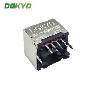 Modular Socket 8P8C Connector RJ45 Network Interface Without Light Strip