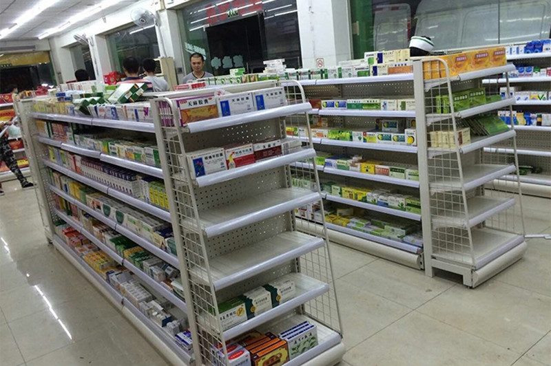 Economical Steel Rack For Medical Shop ODM 4-8 Layers Light Duty