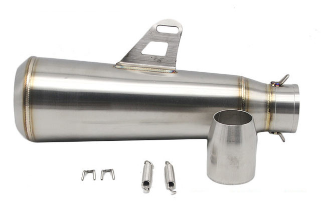 Slip On 45 Steel Custom Motorcycle Mufflers , Colored 51mm Motorcycle Muffler