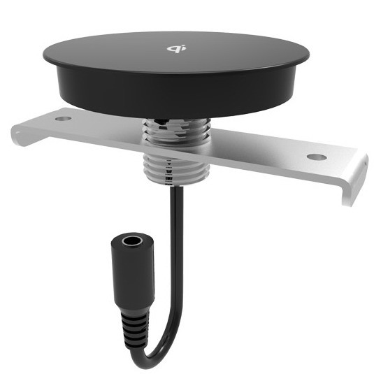 Embedded Hidden Wireless Charger , 10W 7.5W 5W Mount Wireless Charger Under Desk
