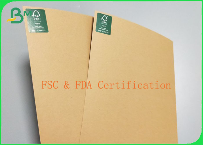 175g 230g 300g Red Brown Craft Paper Roll & Sheet For Notebook / Packaging Bags