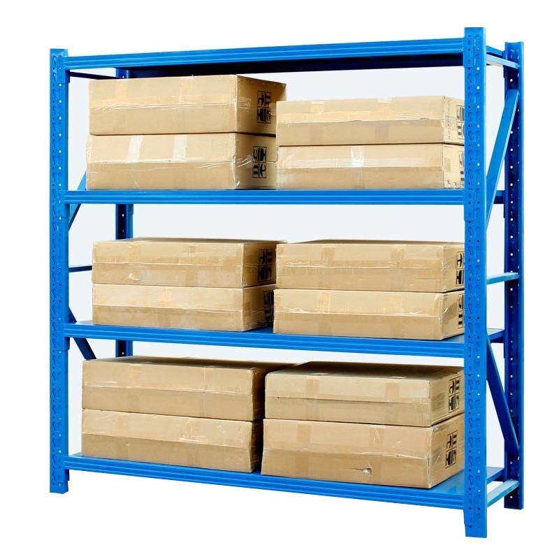 Q235B Light Duty Shelf 200kg Long Span Pallet Racking 4 Layers