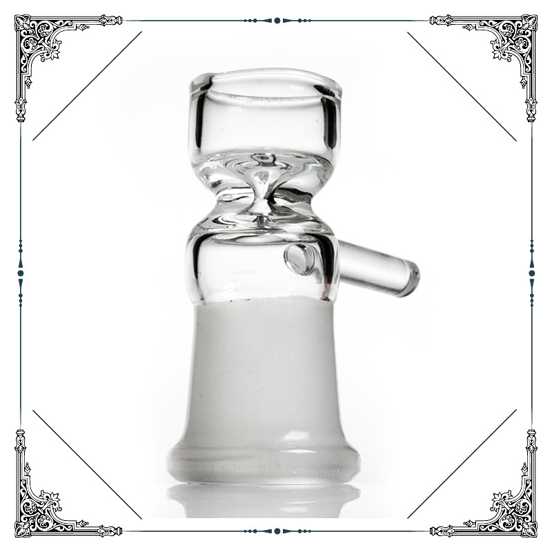 Clear Bong Spare Parts Bowls 14mm 18mm Female With Rod For Water Pipes