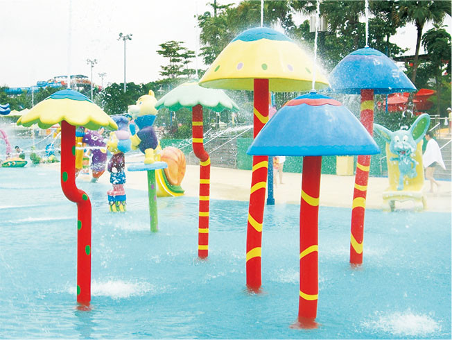 swimming pool flower water spray kids water park play equipment family water theme park