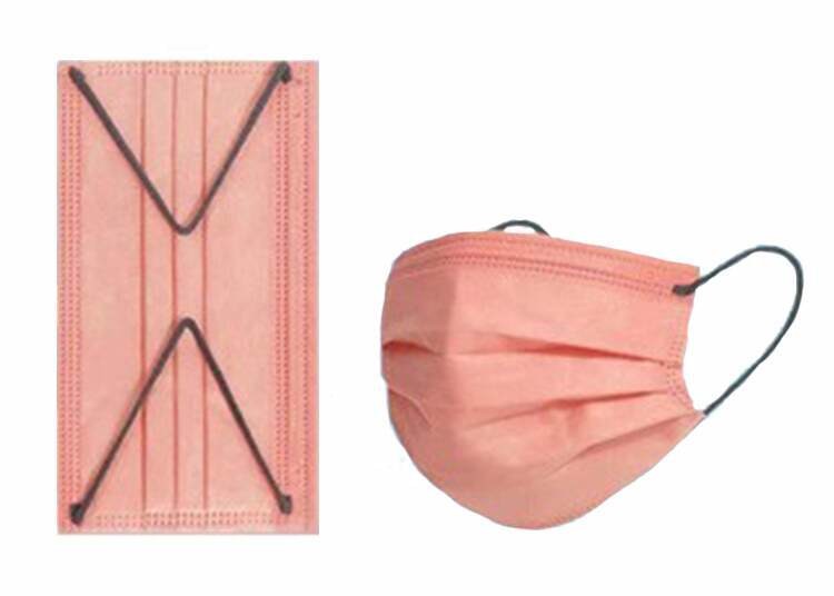 Disposable 3ply Face Mask With Elastic Earloop For Adults 17.5*9 Cm