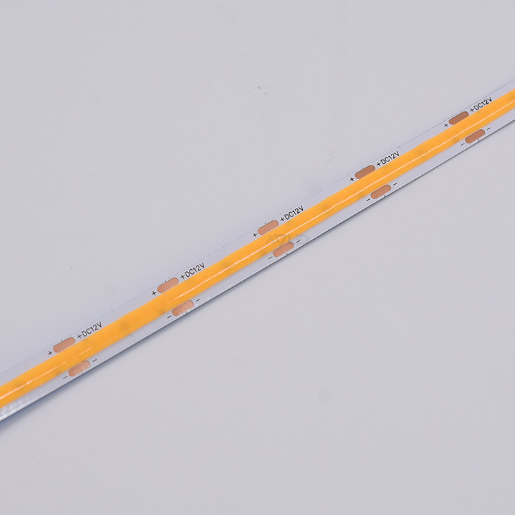 10W/M FCOB 8mm 480LEDs/M COB Reel To Reel LED Strip Light High Density FOB Linear Ribbon Lighting