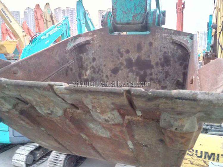 low working hours second hand crawler excavator kobelco 135/original color used kobelco 135 on sale
