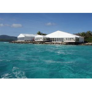  12mx30m European Style Custom Event Tents With Romantic Curtains Manufactures