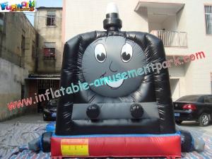  PVC Kids Outdoor Thomas Train Inflatable Commercial Bouncy Castles Jumping House 4x3x3M Manufactures