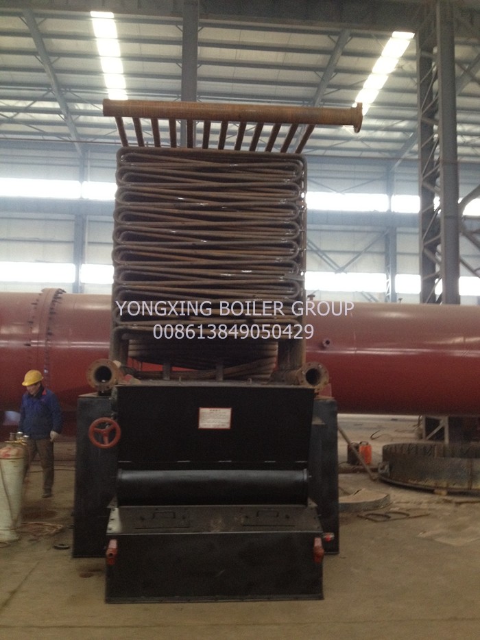 Bi - Coil Thermal Fluid Boiler Coal Fired Water Tube Boiler For Plywood Drying Factory