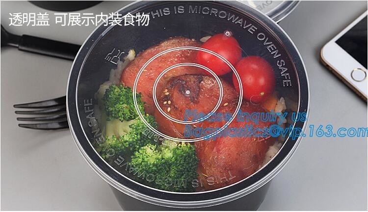 Meal Prep Containers Free Sample Bento Lunch Box Biodegradable Food Container Plastic Wheat Straw Lunch Box bagplastics