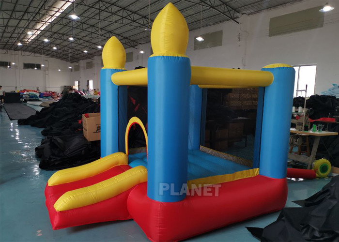 2m Mini Nylon Fabric Inflatable Bounce House Inflatable Small Jumping Castle With Blower Prices For Family