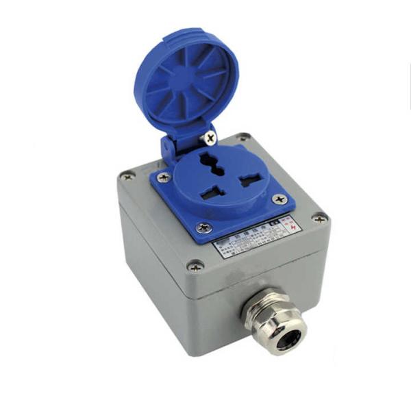 220V Outdoor Explosion Proof Socket Five Hole Exposed Concealed 16A Porous