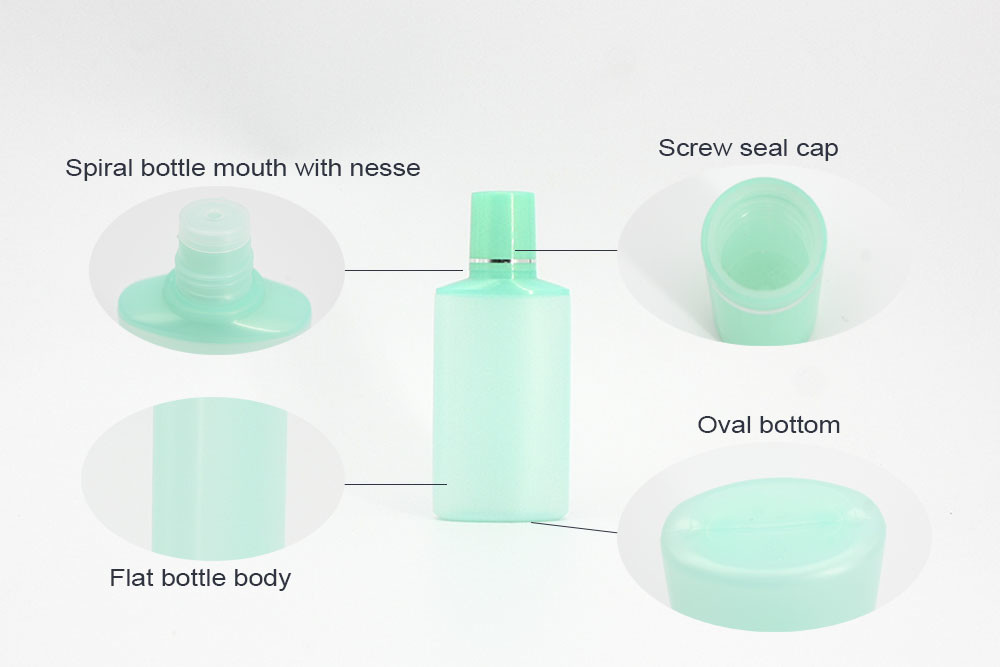60ml HDPE 2oz Travel Mosquito Liquid Repellent Lotion Bottle