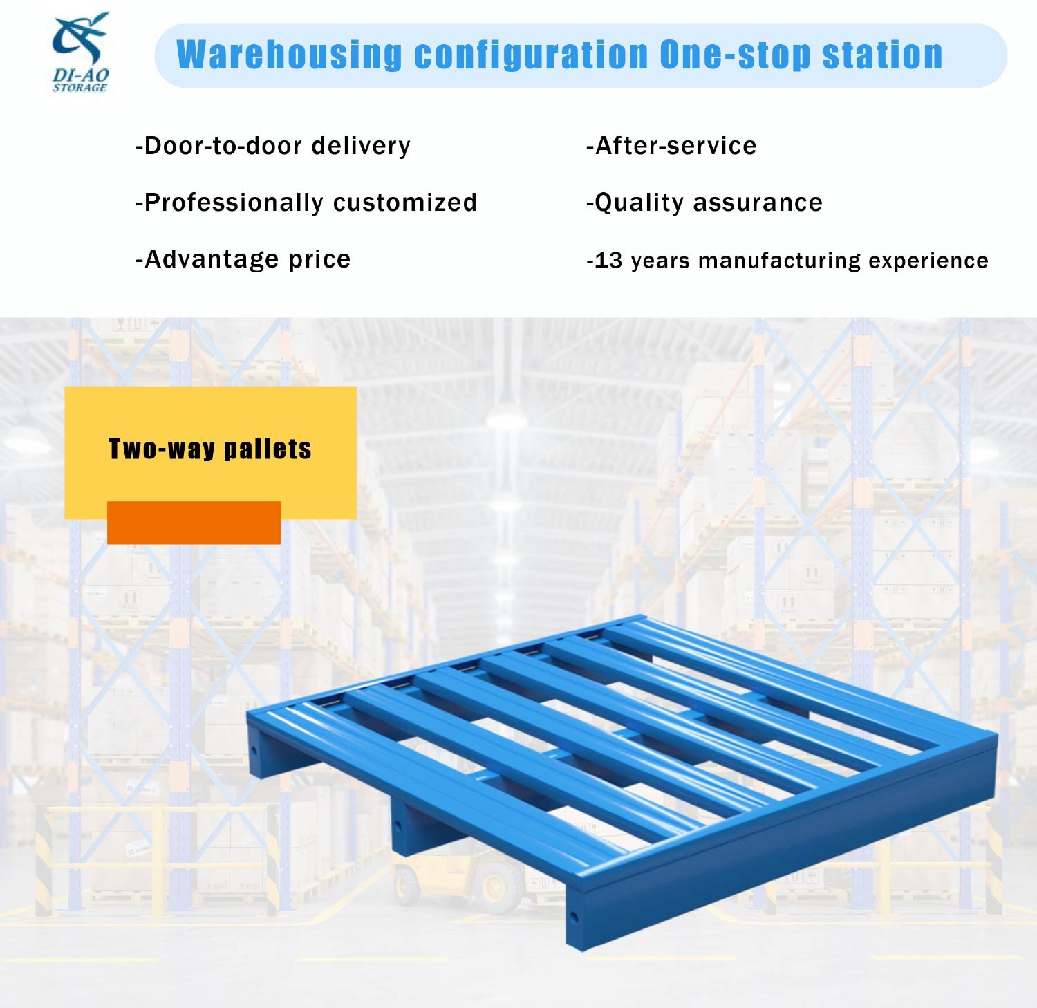Galvanized Warehouse Storage Steel Pallet Metal Storage Pallet For Heavy Duty Rack