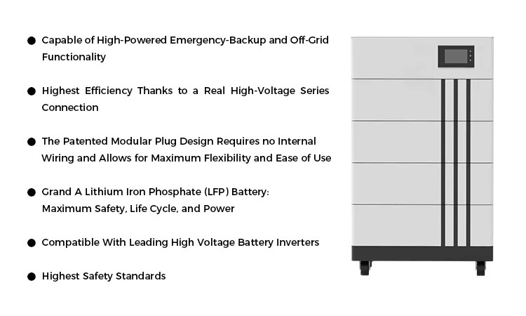 51.2v 200ah Home Battery Pack 100Ah High Voltage Hybrid Pack